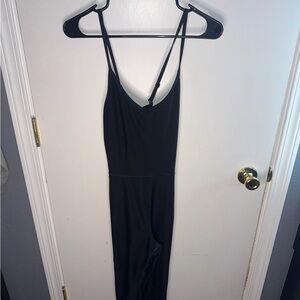 Jlabs Black Sleeveless Jumpsuit with Adjustable Straps